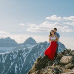 Surprise Helicopter Proposal in the Icefields Parkway