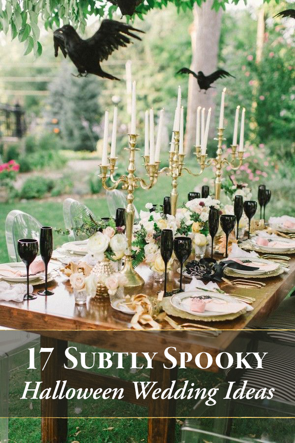 Subtly Spooky Halloween Wedding Ideas ...