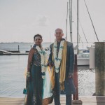 Blue and Gold Hindu Wedding at Riverhouse