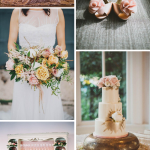 Romantic Blush, Ivory, and Gold Wedding Palette Inspiration