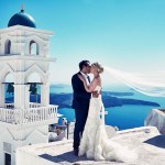 Elegant Santorini Wedding at Theros Wave Bar