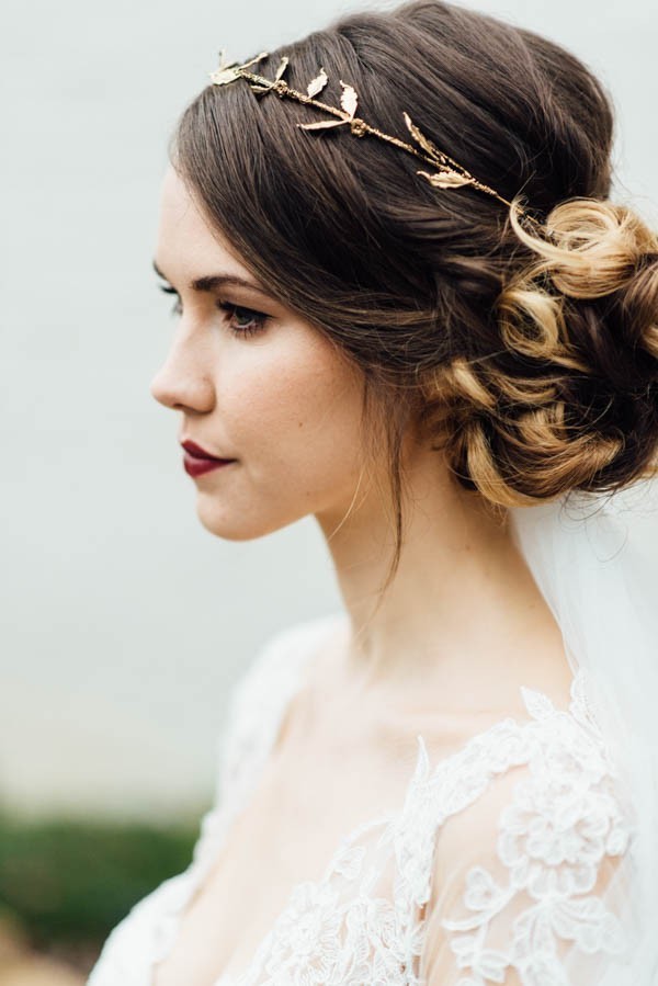 Image of wedding hairstyle photography