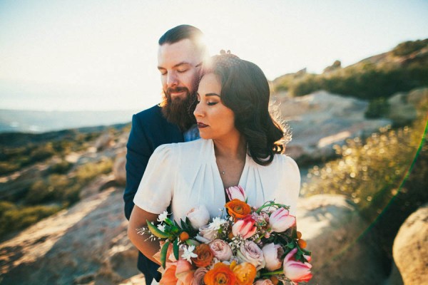 This WWII Inspired Elopement at the Santa Barbara County Courthouse Took Us Back in Time