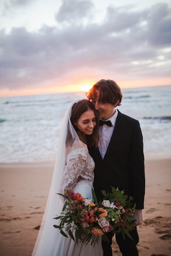 Sunset Wedding Shoot at Manly Beach in Sydney