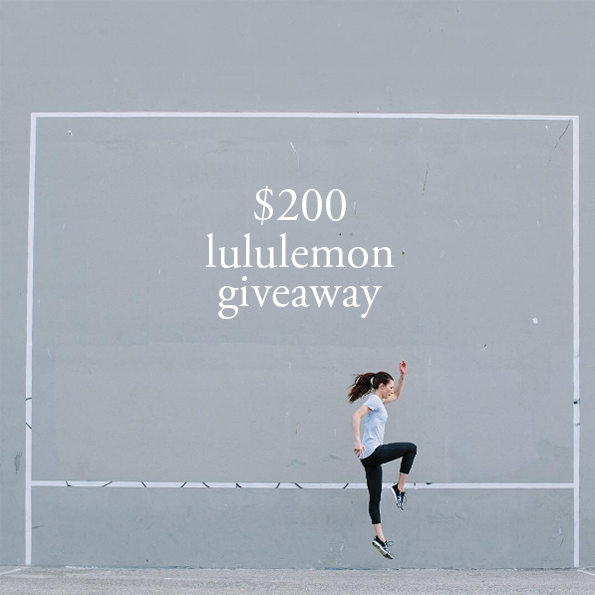 $200 lululemon Giveaway!