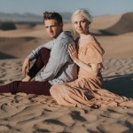 Ethereal Imperial Sand Dunes Engagement Photos