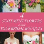 4 Statement Flowers to Step Up Your Bridal Bouquet