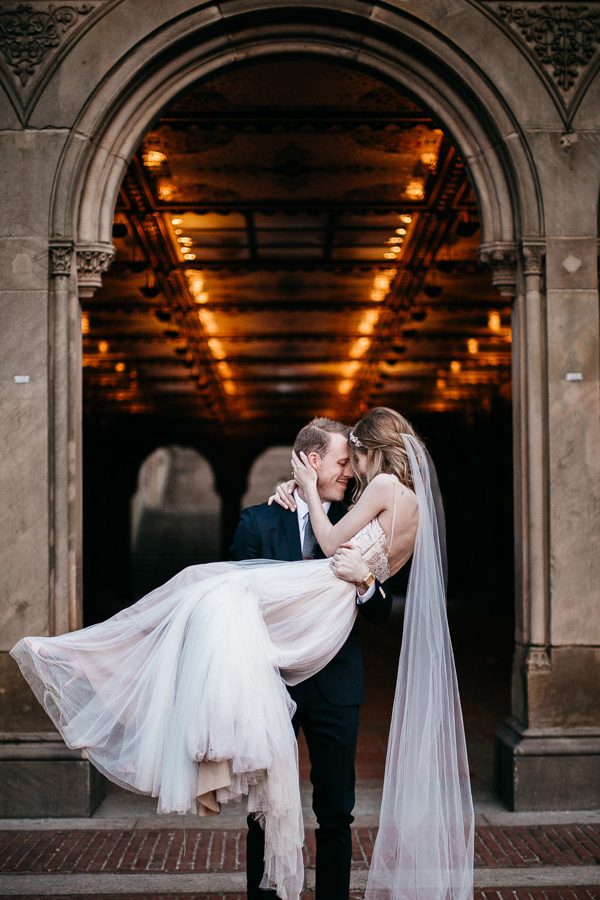 From the Brooklyn Bridge to Central Park This NYC Elopement Took Our Breath Away