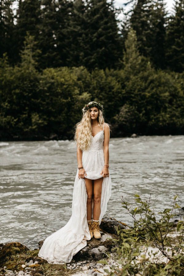 Magical Mendenhall Glacier Wedding with Waterfalls and Wildflowers Joel Allegretto-14
