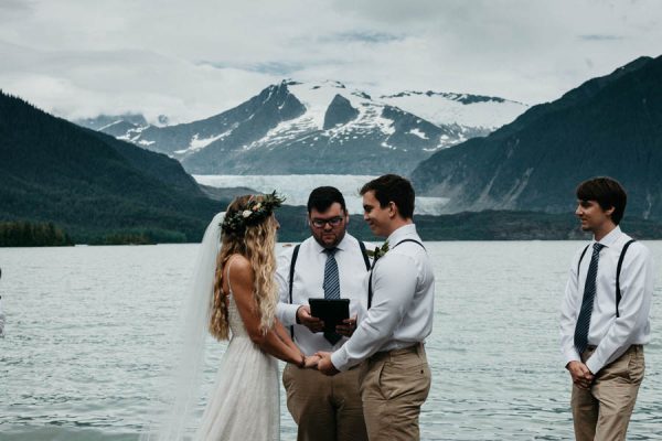 Magical Mendenhall Glacier Wedding with Waterfalls and Wildflowers Joel Allegretto-2