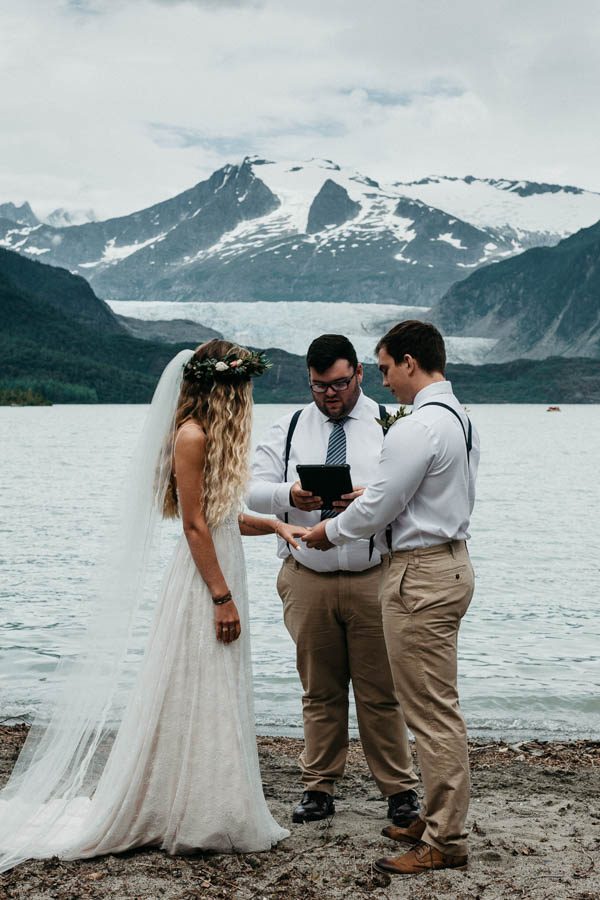 Magical Mendenhall Glacier Wedding with Waterfalls and Wildflowers Joel Allegretto-4