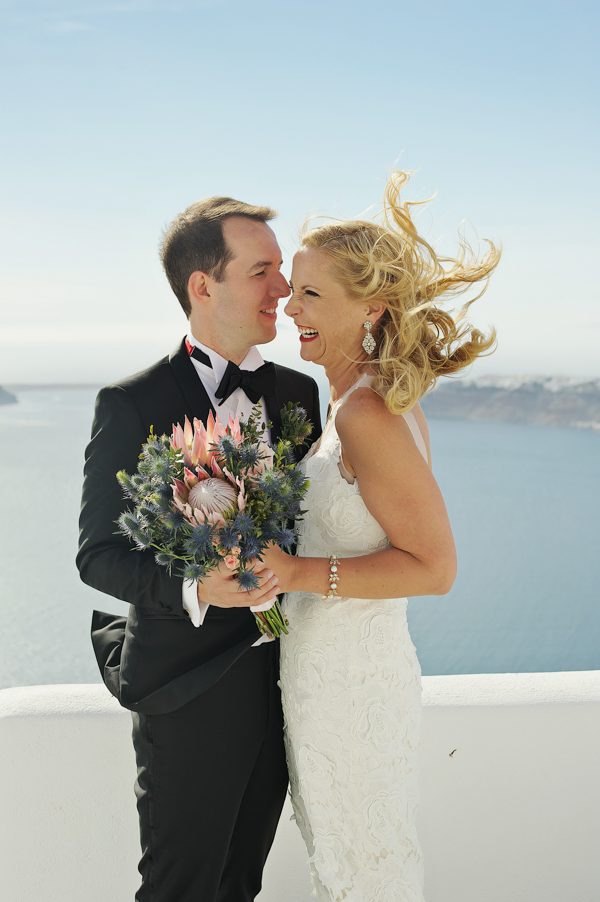 We Love the Reason Why This Couple Chose Santorini for Their Destination Wedding