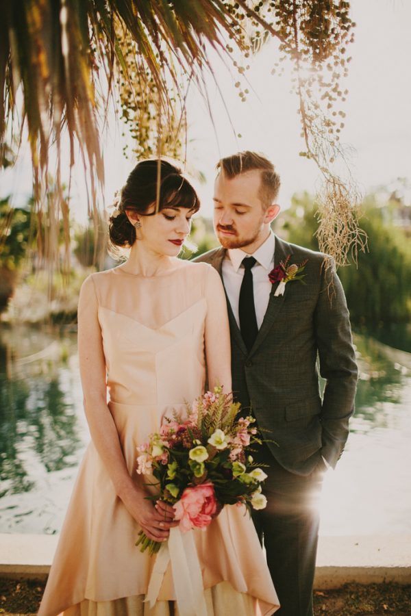 Creative Blush Wedding Inspiration at Echo Park Lake