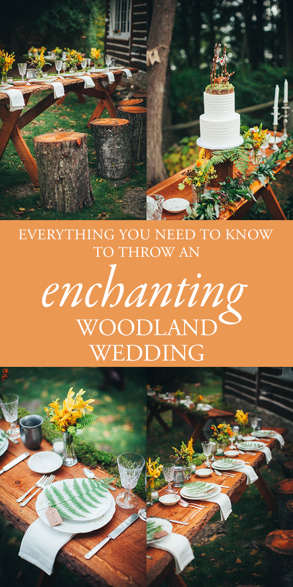 How to Throw an Enchanting Woodland Wedding Junebug Weddings