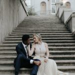 Cool Glam Engagement Session at Atlanta’s Swan House