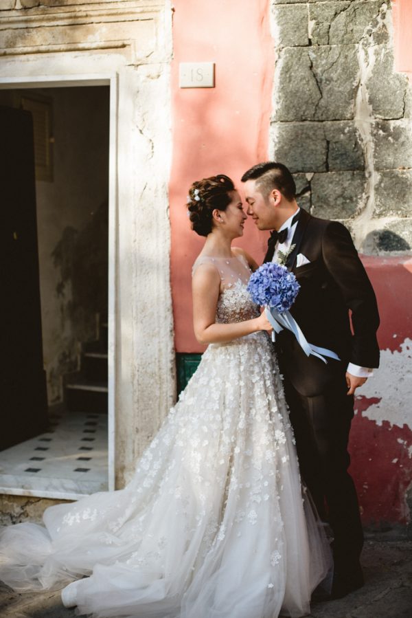 This Breathtaking Cinque Terre Wedding Has the Most Stunning Bespoke Gown