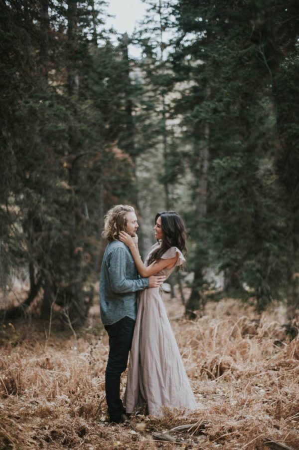 This Salt Lake City Engagement is Like a Folksy Forest Fairy Tale Blush Photography-30