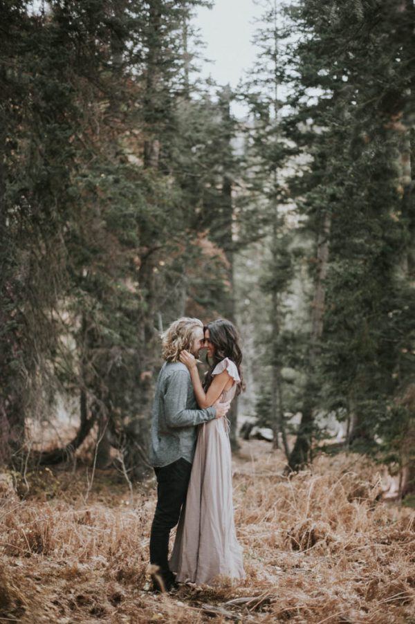 This Salt Lake City Engagement is Like a Folksy Forest Fairy Tale Blush Photography-31