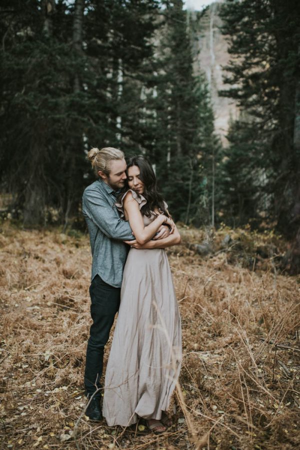 This Salt Lake City Engagement is Like a Folksy Forest Fairy Tale Blush Photography-37
