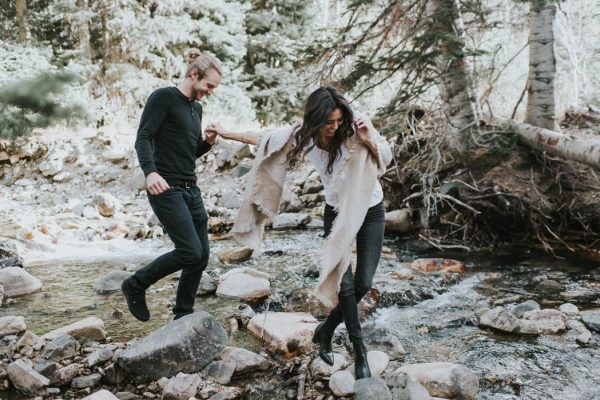 This Salt Lake City Engagement is Like a Folksy Forest Fairy Tale Blush Photography-38