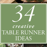 34 Creative Table Runner Ideas for Your Wedding Reception