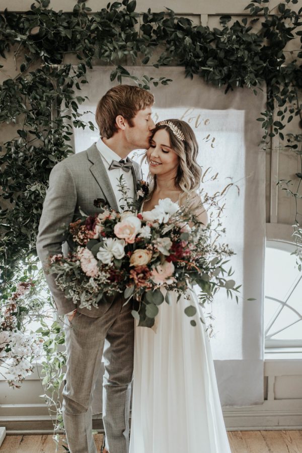 Check Out the Epic Florals in This Portland Wedding Inspiration at The Rookery Bar