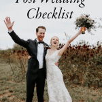 Don’t Forget to Tie Up Loose Ends with This Post-Wedding Checklist