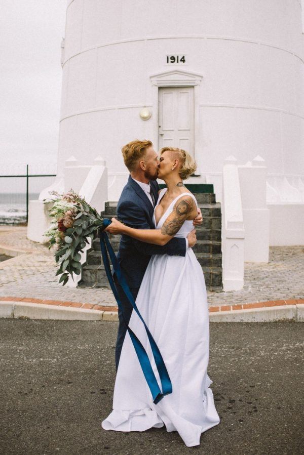 Intimate and Unique Slangkop Lighthouse Wedding in Western Cape, South Africa