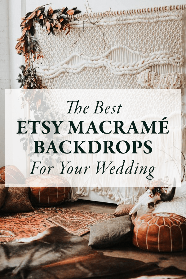 The Best Etsy Macramé Backdrops for Your Wedding