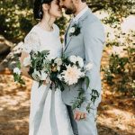 Gorgeous Gray and Green Winchester Wedding at Wright-Locke Farm