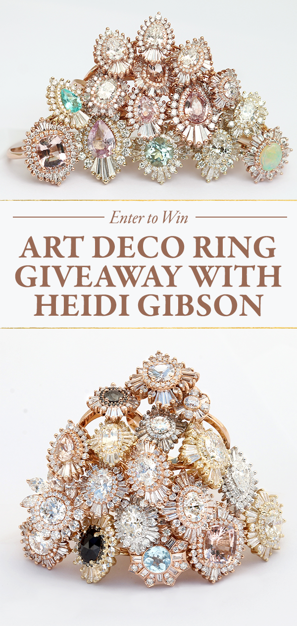 Art Deco Ring Giveaway with Heidi Gibson