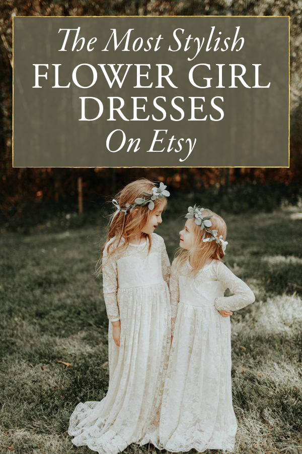 The Most Stylish Etsy Flower Girl Dresses