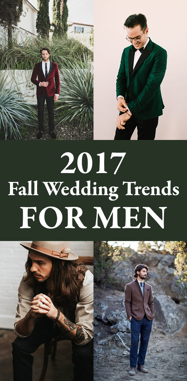 2017 Fall Wedding Trends for Men