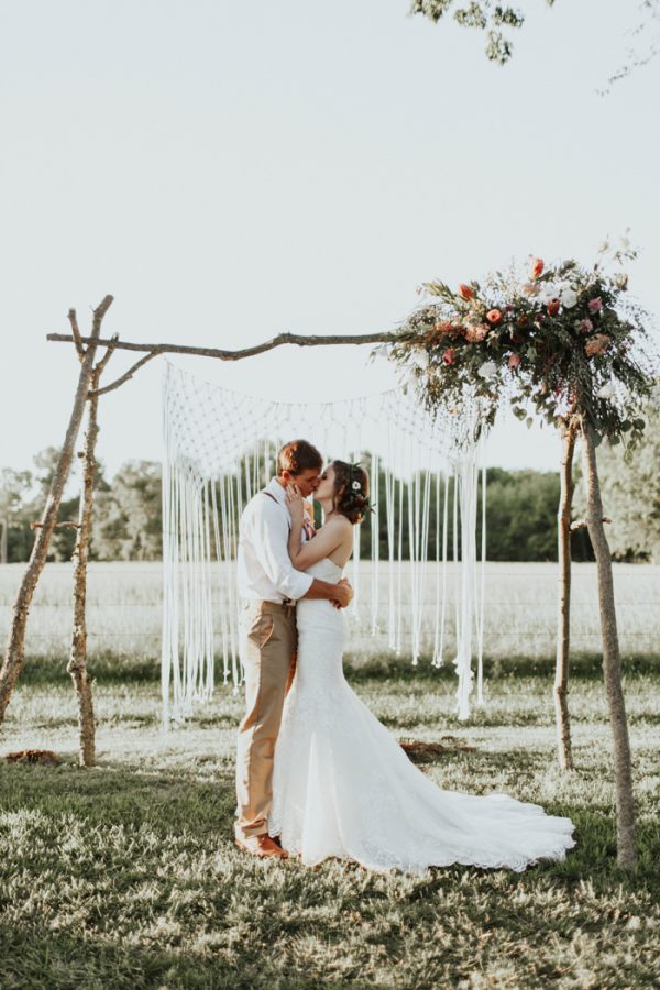 This Sentimental Oklahoma Wedding at Home Has the Perfect Fall Color Palette