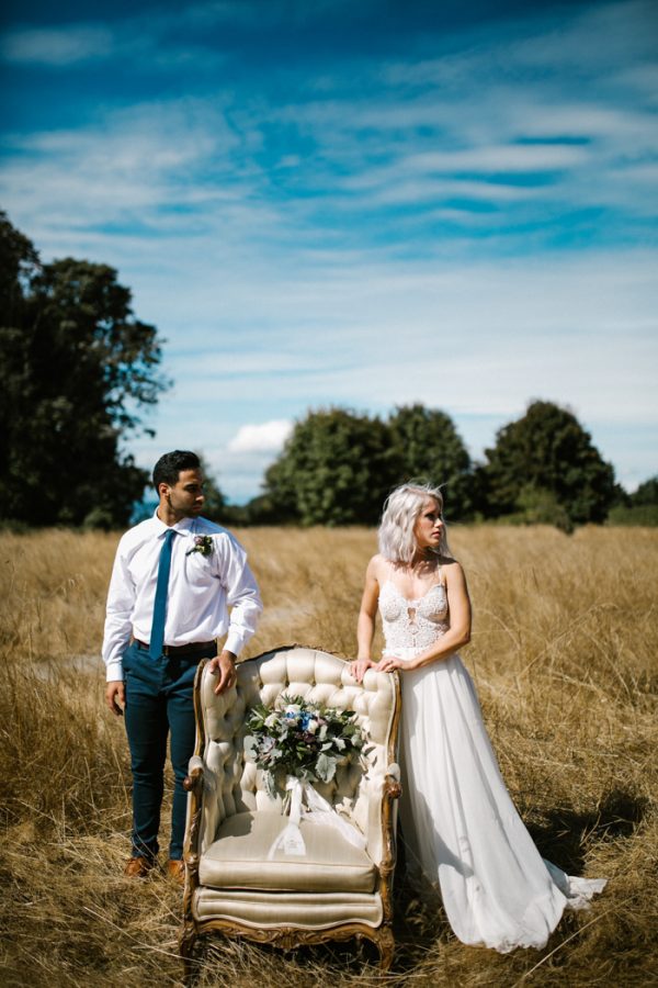 Blue Ombré Wedding Inspiration from The Big Fake Wedding Seattle
