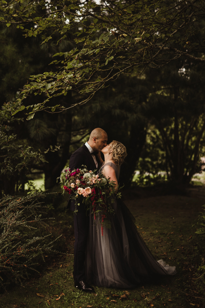 Nontraditional Irish Wedding at Mount Juliet Estate with a Gothic Twist