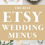 The Best Etsy Wedding Menu Templates