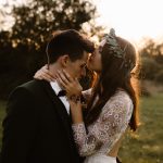 Between the Sequin Gown, String Lights, and Sunlight, this Intimate Normandy Wedding Positively Glowed