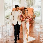 This Wildly Gorgeous Modern Orange Wedding Inspiration Will Set Your Heart on Fire