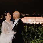 Enchanting, Chilly, And Fashion-Forward Florence Evening Wedding