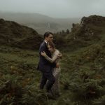 Stunning Scotland Hiking Elopement In Full Wedding Outfits