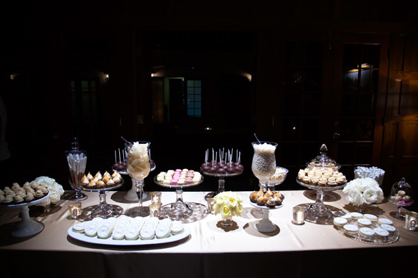 Reception Dessert Bar Real Wedding Photo By Orange County