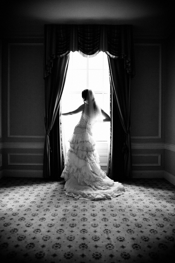 portrait of bride in window light - photo by Southern California ...