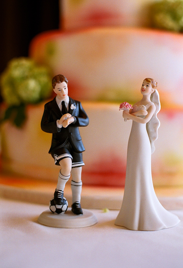 Soccer Fan Themed Wedding Cake - CakeCentral.com