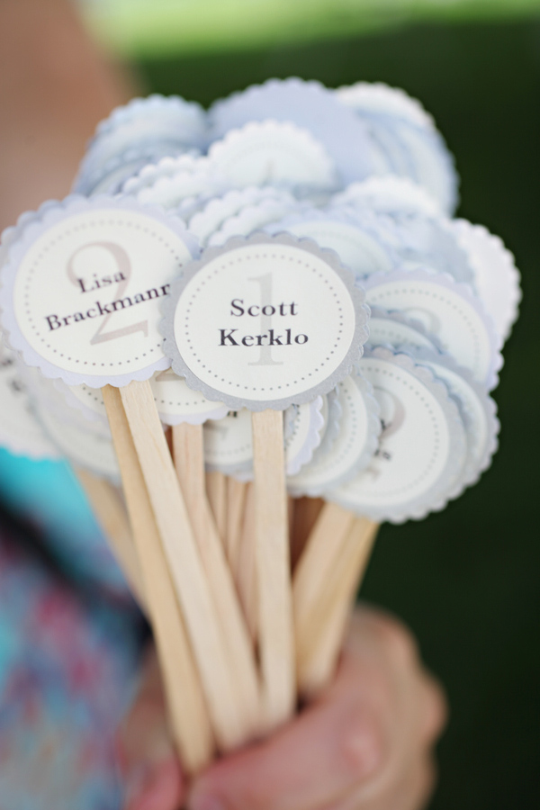 Nametags For Wedding Reception Tables Photo By Whitebox Weddings Inspiration Board Junebug Nametags For Wedding Reception Tables