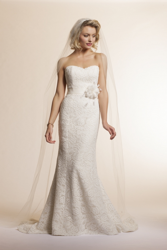 Amy Kuschel - 2013 Bridal Collection - Lavender Wedding Dress