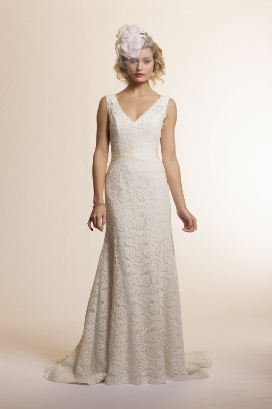 Amy Kuschel - 2013 Bridal Collection - Sage Wedding Dress