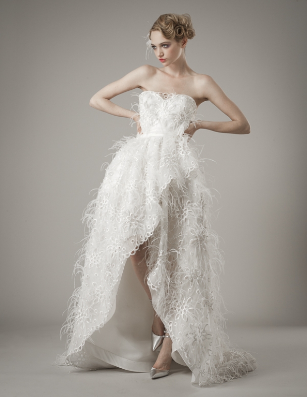 Elizabeth Fillmore - Spring 2014 Bridal Collection - Plume Wedding Dress