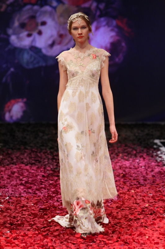 Claire Pettibone - Fall 2014 Bridal Collection - Heart's Desire Wedding Dress</p>

<p