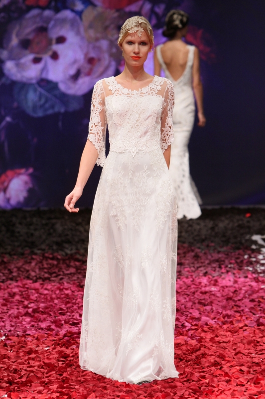 Claire Pettibone - Fall 2014 Bridal Collection - Julia Wedding Dress</p>

<p